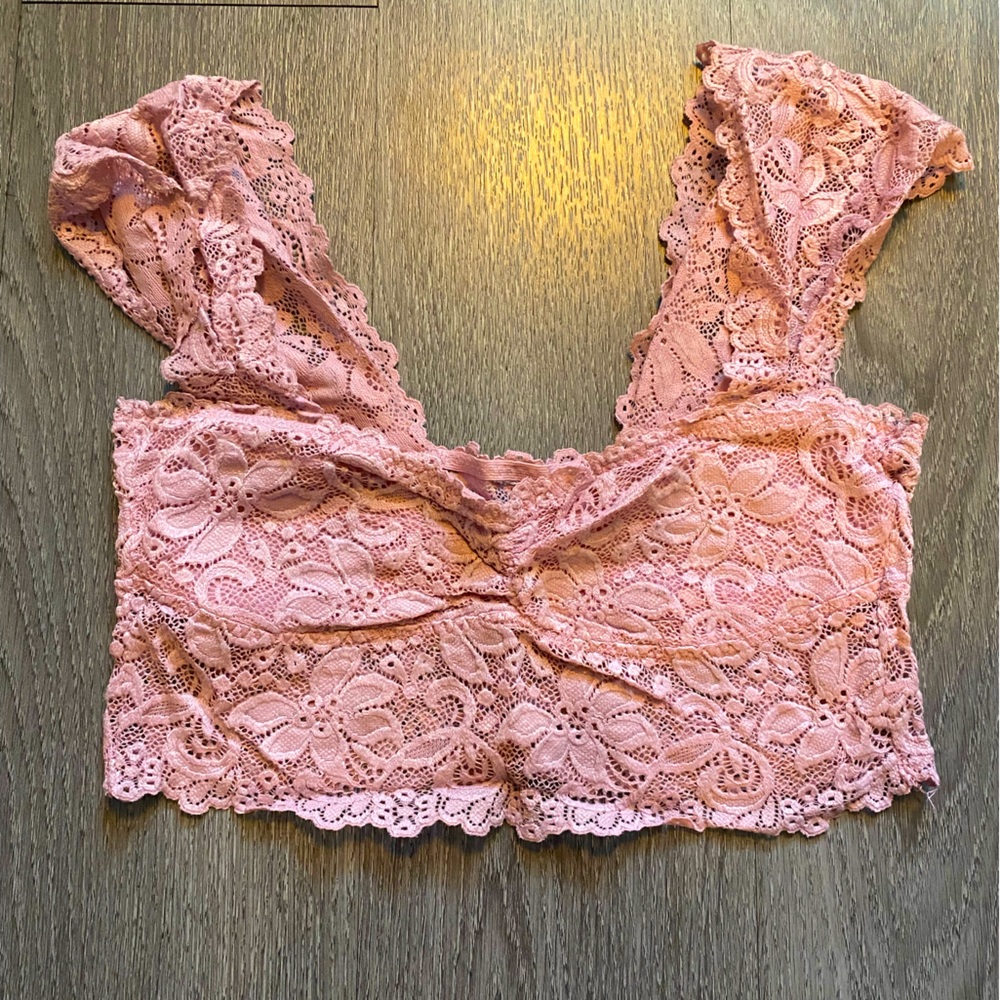 Lace Bustier Style Crop Top